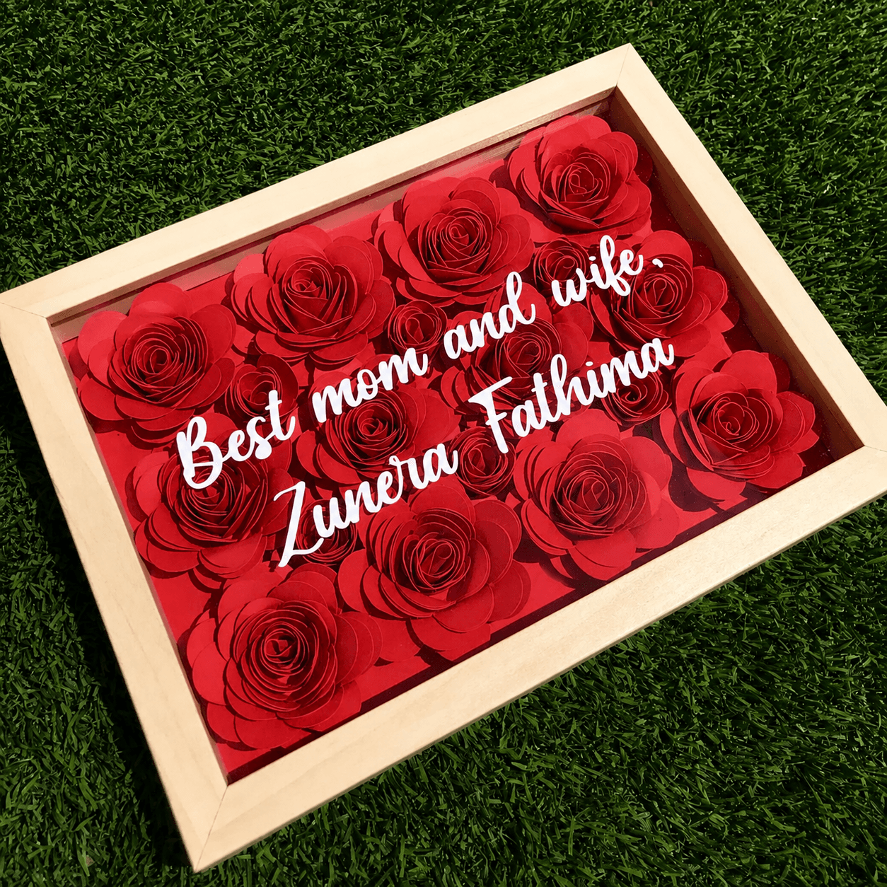 Small Frame, a handmade Shadow Flowers shadow box frame